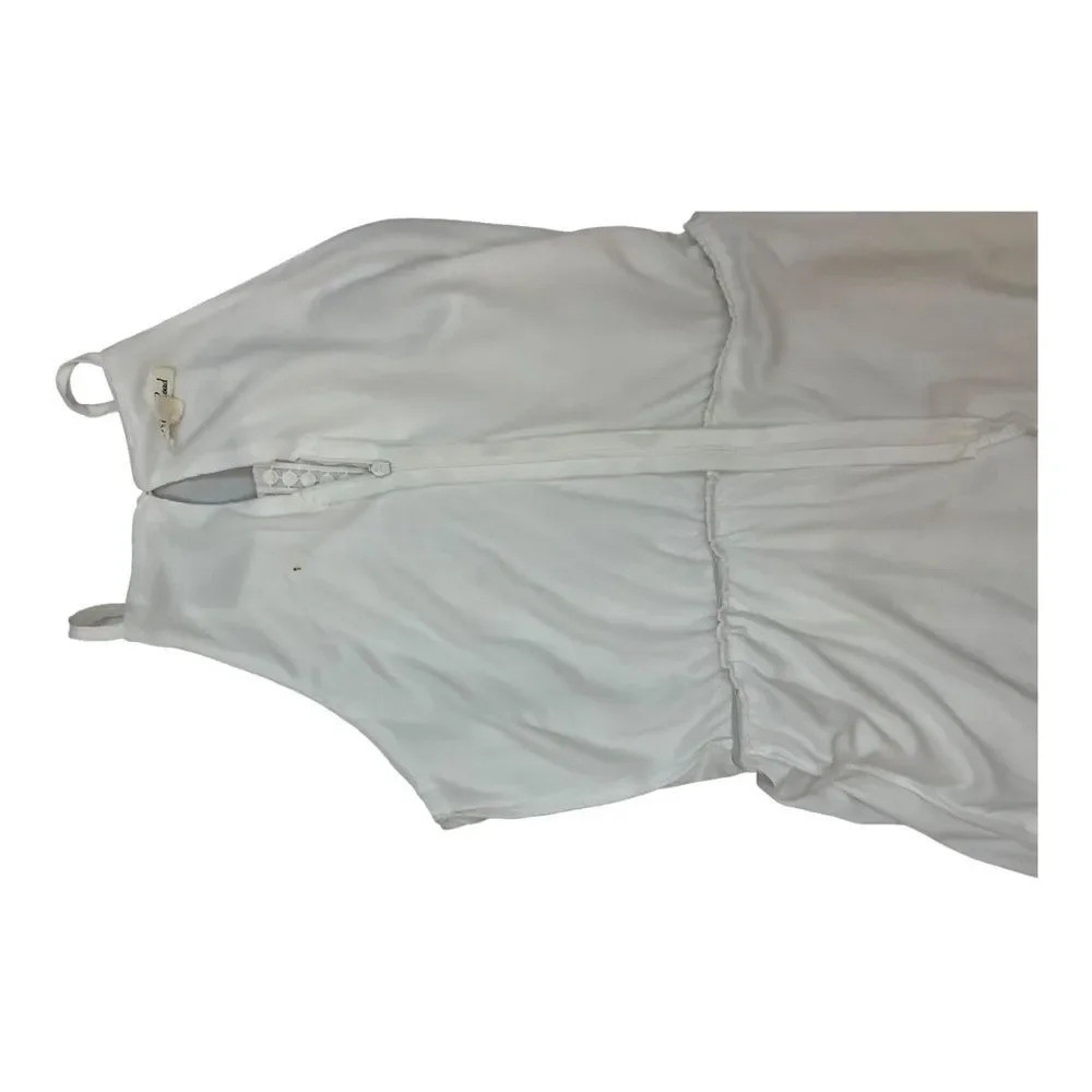 Kings Road Women's White Polyester Sleeveless Long Maxi Dress Size Small. - Picture 9 of 11